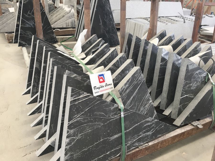 Black Granite 5cm Thick Tile