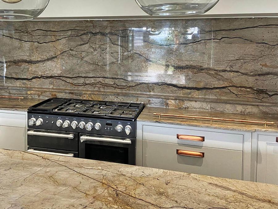 Silver Root Marble-Kitchen