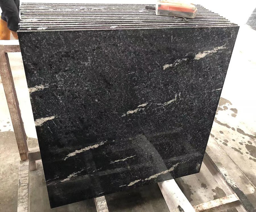 Snow Grey Granite Polished Tile