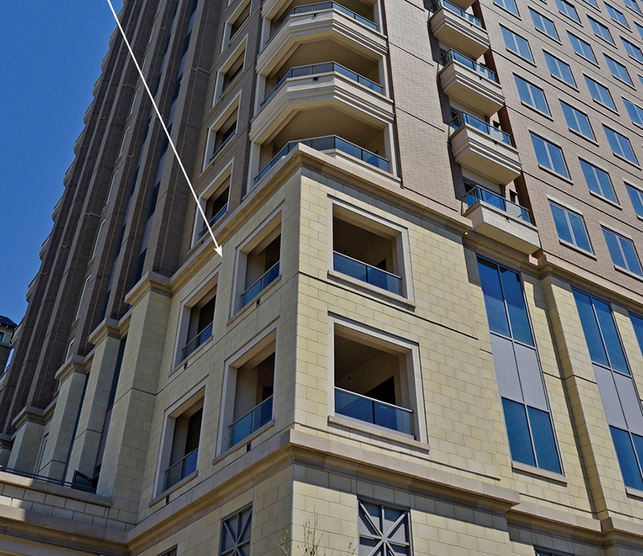 Yellow Granite Building Wall Cladding
