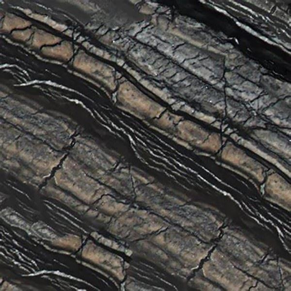Silver Brown Wave Marble