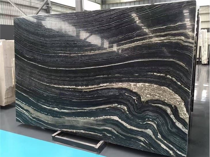 Silver Brown Wave Slab
