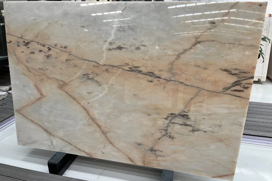 Rosa Aurora Marble Slab Polished Rosa Aurora Marble Slab Polished